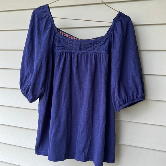 Knox Rose Tops - New Knox Rose navy square neck top